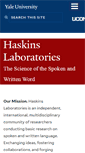 Mobile Screenshot of haskinslabs.org